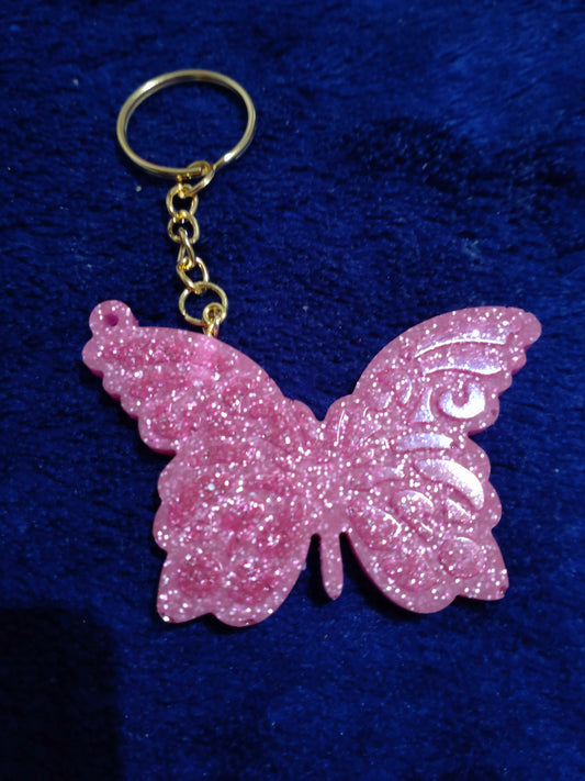 Butterfly keyring